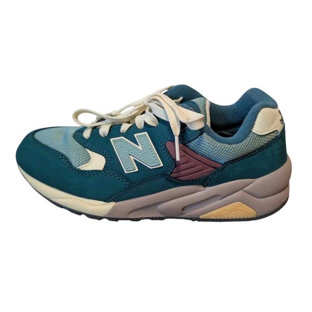 New Balance 580 Vtg Teal Men 6 Women 7.5 Athletic Running Shoes MT580KDB Sneaker